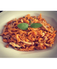 Fusilli ao molho de tomate